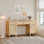 Bureau de direction moderne en rotin naturel Boho 58 "