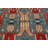 All-Over Geometric Kazak Oriental Area Rug