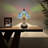 Simonetti Tiffany Mini Table Lamp Dragonfly Blue Stained Glass LED Bulb Dragonfly Base 10"W*10"D*14"H*-1024287014