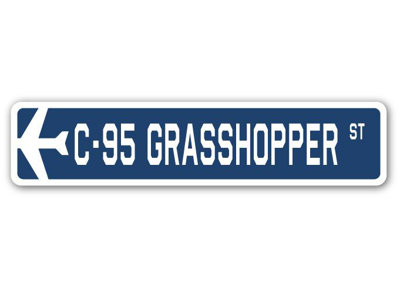 Plaque de rue Badillo C-95 Grasshopper Air Force