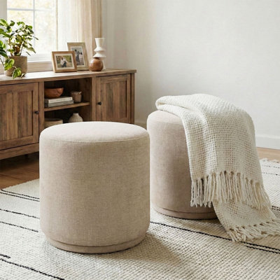 18.5" Wide Swivel Ottoman (Set Of 2)