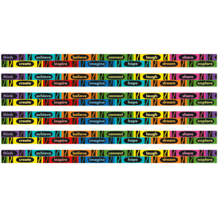 Crayola Inspirational Words Deco Trim