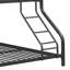 Lit superposé triple Furniture, double / simple / noir