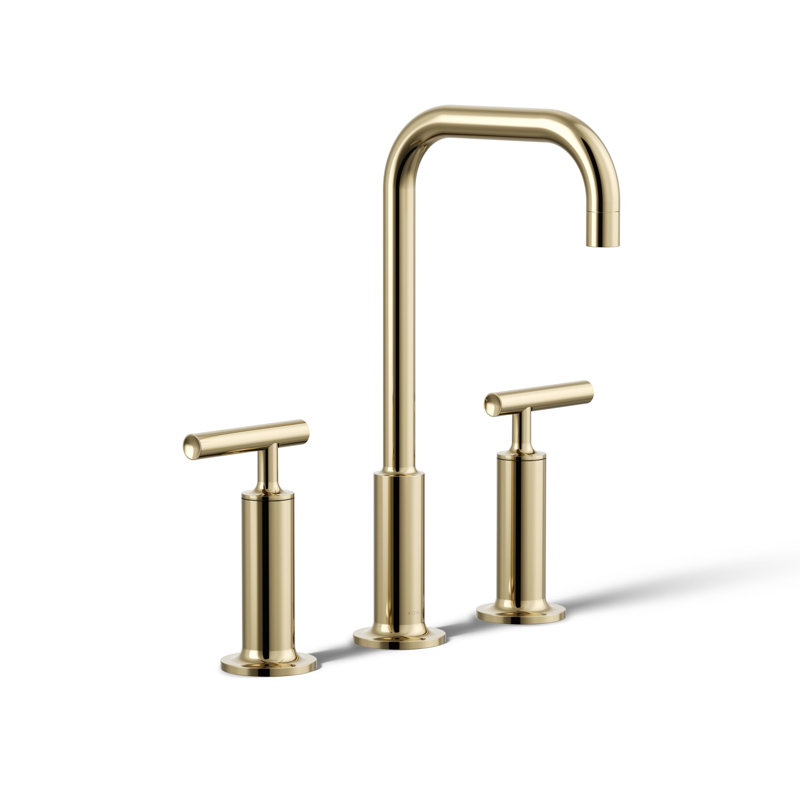 Robinet de salle de bain Purist®, Doré clair