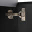 Meuble-lavabo flottant mural avec lavabo en céramique et porte d'armoire à fermeture en douceur