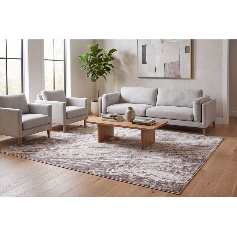 Abstract Rug, Rectangle 5'2" x 7'