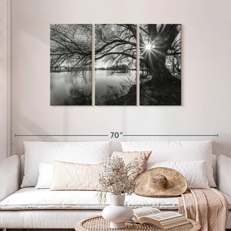 Harnek Sunlight Through Tree, 28" H x 45" W