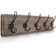 Rustic Coat Rack - Wall Mounted Whitewash 24" Entryway Coat Hooks - 5 Rustic Hooks, Solid Pine Wood. Perfect Touch For Your Entryway, Kitchen, Bathroom... (Whitewash)