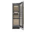 ZLINE Autograph 24 in. Black Stainless 100 Bottle Column Wine Cooler w/ Gold Accents-30447448