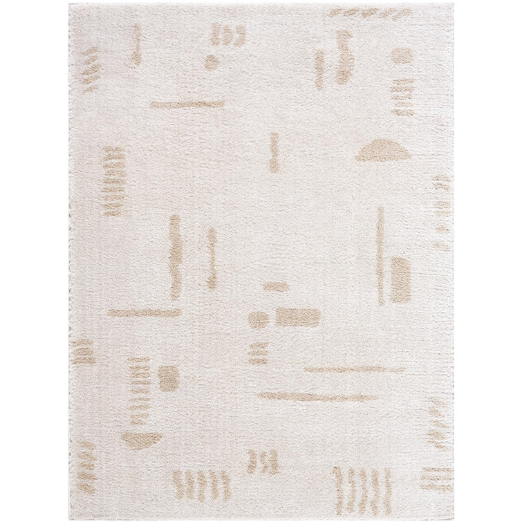 Zuhur Washable Abstract Indoor Rug