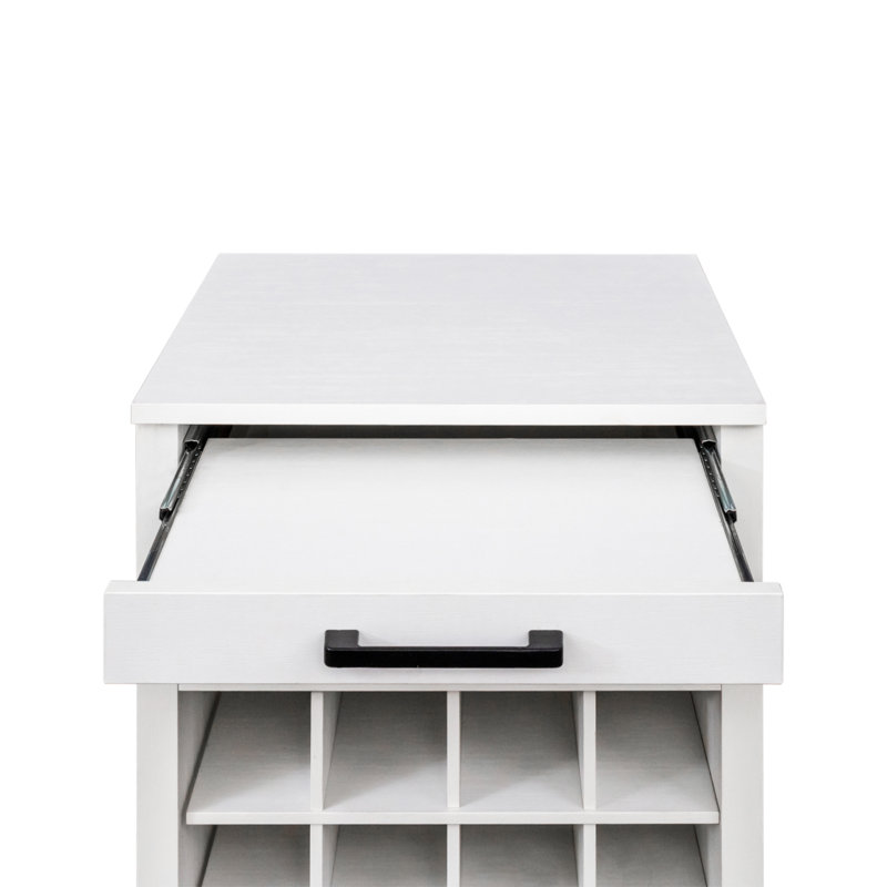 Buffet brun modulaire 24 pièces, Blanc
