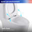 Toilettes allongées à fixation au sol 1,6 gallons GPF Rainlex (siège inclus) Rainlex-100078672