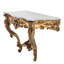 Rococo 49.21'' W Marble Console Table