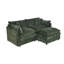 Canapé-lit en chenille moderne avec repose-pieds-1076184506-1076184505