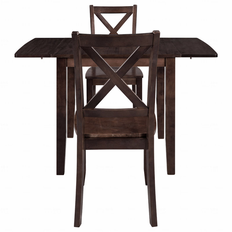 Space-saving Modern Dining Table Sets, Premium Wood Construction For Small Kitchens