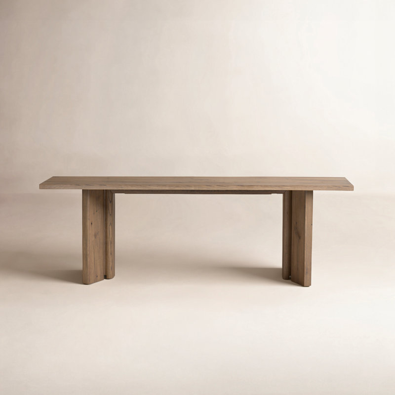 Huxley 78'' W Console Table, Rubbed Light Oak