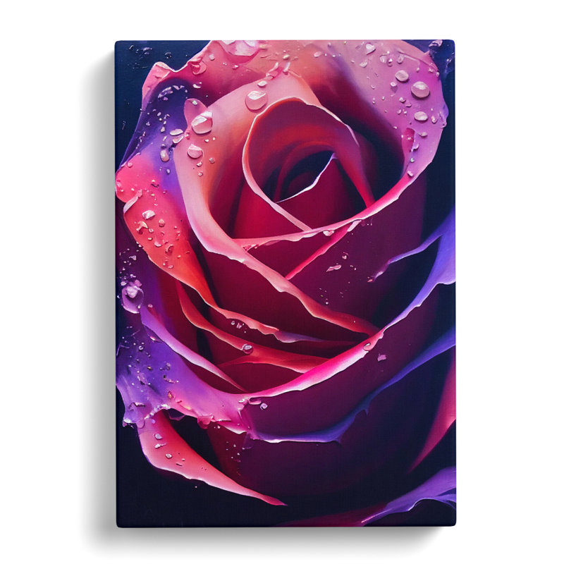 Thresa Rose Flower Vol.1 - Wrapped Canvas, 50cm H x 35cm W x 3cm D