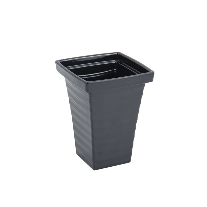 Bol à dessert 64 oz mélamine Americana Square, Noir