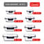  16 contenants de rangement en verre de 16 pièces avec couvercle, 8 contenants de rangement des aliments avec 8 couvercles hermétiques (ensemble de 8)-921021789