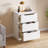 Modern 3 - Drawer Chest - Nightstand Chest  & Storage Dresser with Recessed Handles for Bedroom, Living Room, or Home Office-70447206-70447205