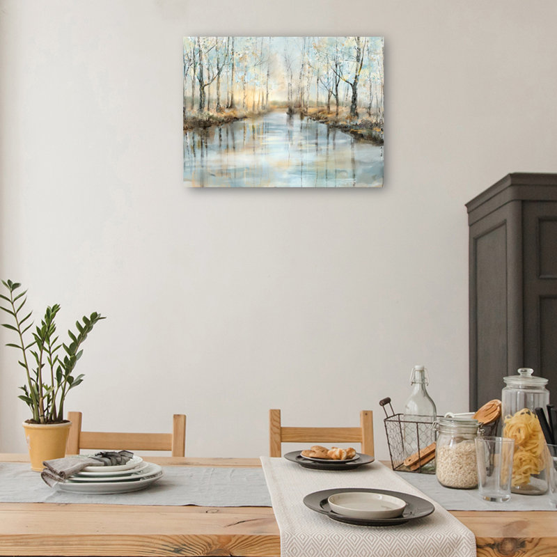 Calm Reflections II by Studio Arts Canvas Art Print, 18" H x 24" W
