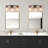 Sasakwa 3-light Dimmable Black Vanity Light
