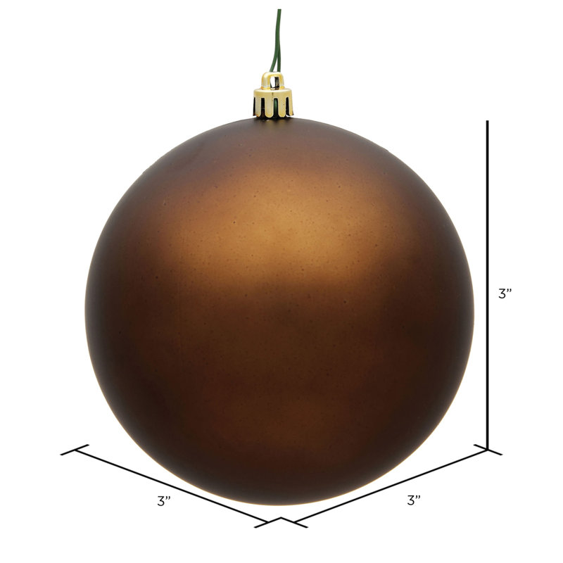 Ornement boule Geanette Mocha
