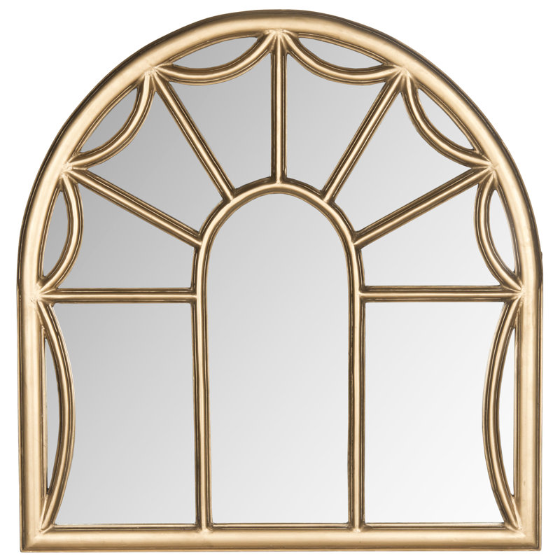 Whitford Flat Wall Mirror, Gold