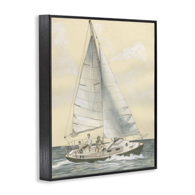 Voyage en famille, estampe numérique par Michael Willett, Giclée encadrée noir minuit, H 14 po x l 11 po