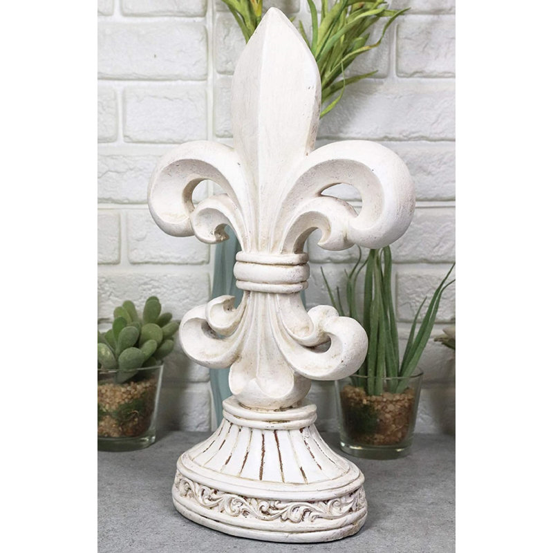 Sculpture Chichaoua Royal French Fleur De Lis