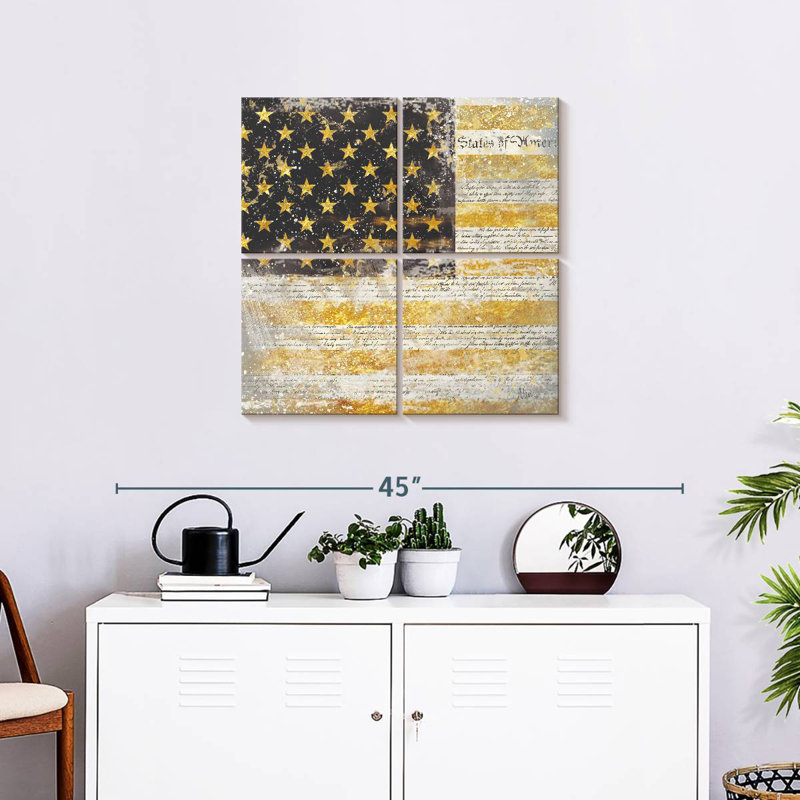 Drapeau Borges Americana, H 26 po x l 26 po