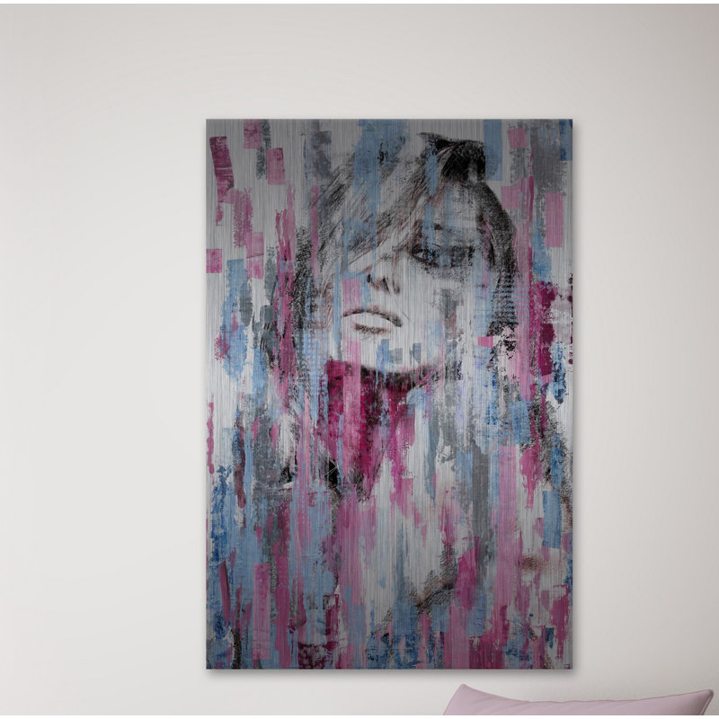 «Hello Beauty II» par Marmont Hill - peinture sans cadre, H 45 po x l 30 po x P 1,5 po