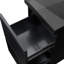 Black Double Drawer Storage Cabinet Stainless Steel Outdoor Kitchen Islands