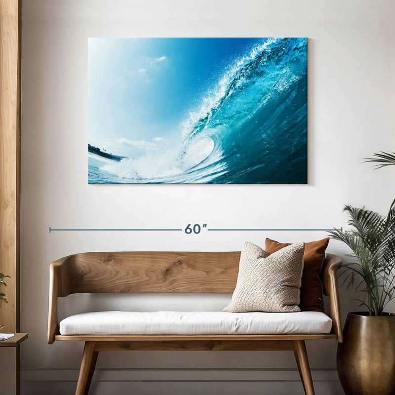 Gillard Clear Blue Wave, 30" H x 45" W