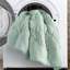 Édredon simple en sauge, avec un motif floral romantique, une douceur gonflée, un tissu respirant, - standard 100 et toutes saisons sauge 2 pièces, motif, texture, tricot, sécuritaire
