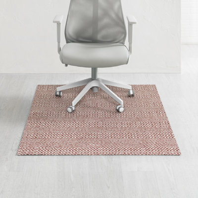Luxor Geomteric Pattern Straight Rectangular Chair Mat