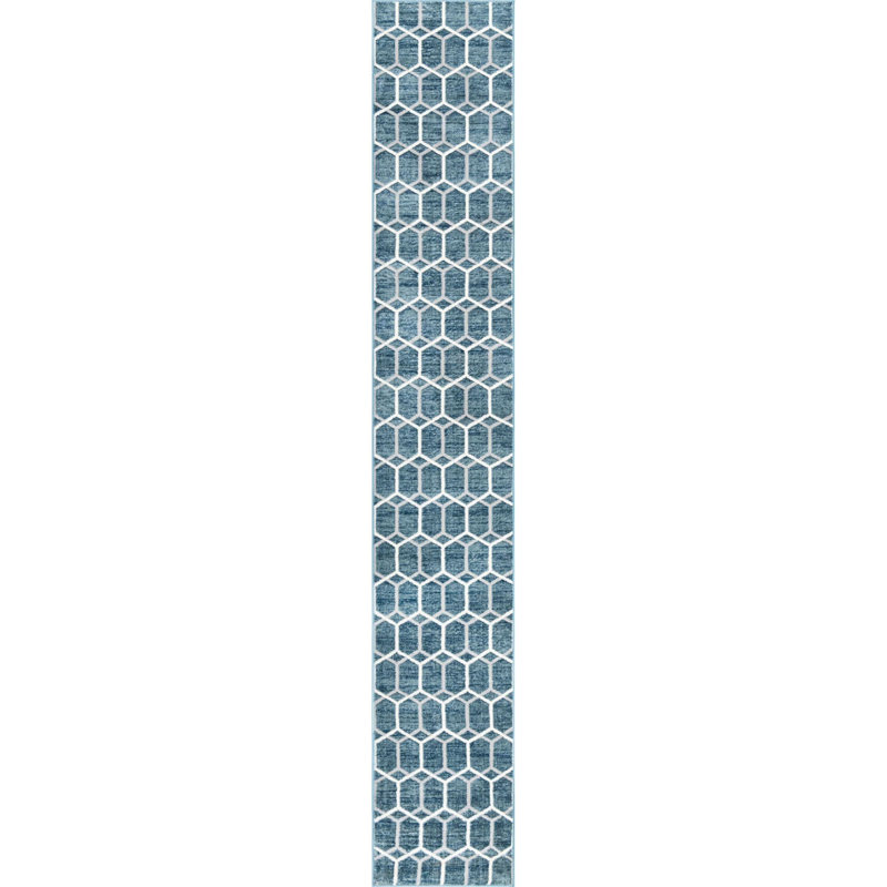 Eshin Geometric Indoor Rug, Runner 2'7" x 16'5"
