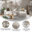 Canapé modulaire avec repose-pieds 4 pièces Bridgetown-1906649266