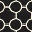 Rodgers Hand Woven Flat Weave Wool/Cotton Geometric Rug in Black/Grey-546477261