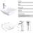 24'' Single Bathroom Vanity with Ceramic Top with Mirror-52443438