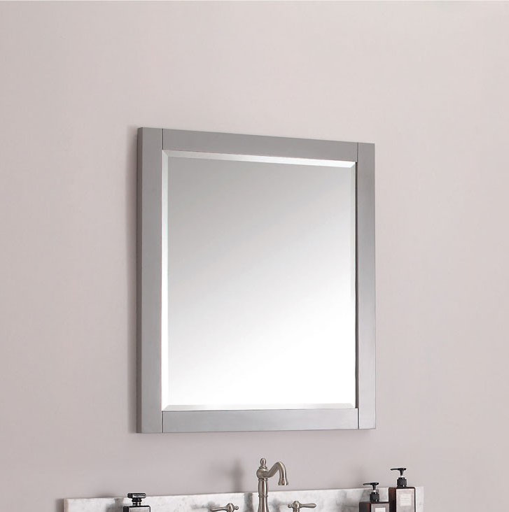 Miroir de salle de bain Keira, Gris