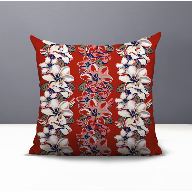 Coussin Koo, Rouge, Carré 15 po