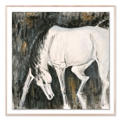 White Horse I Print by Donna Bernstein