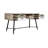 Solid Wood Top Metal Base Computer Desk