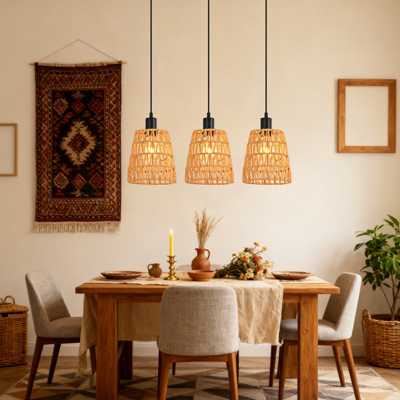 3 - Light Stainless Steel Bell Pendant