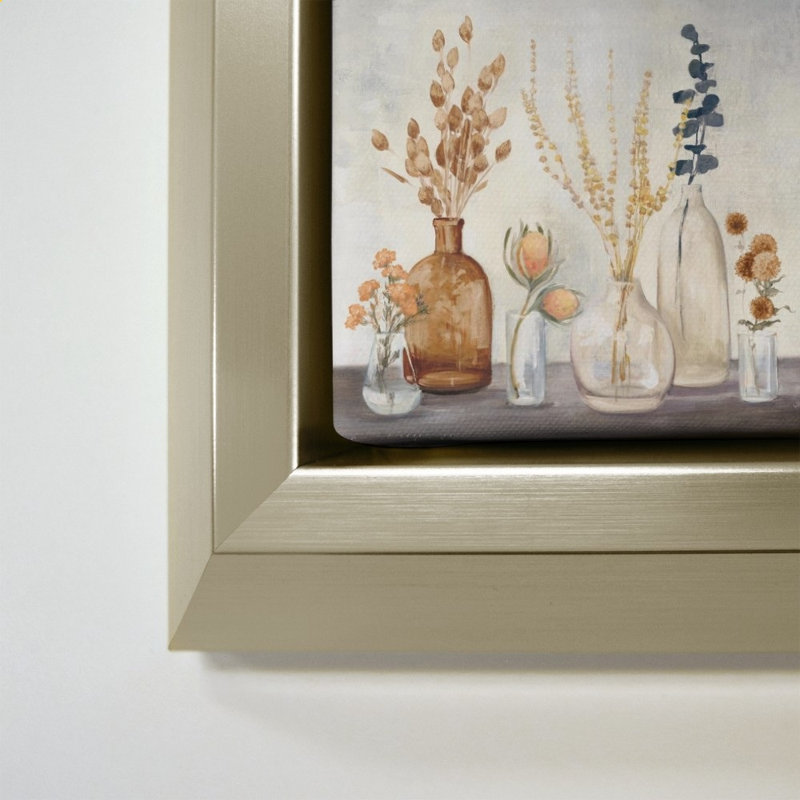 «Autumn Greenhouse I Amber» par Julia Purinton - Impression sur toile, 24" H x 34" W, Champagne