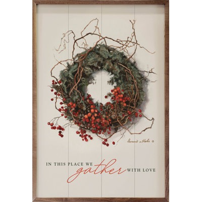 «Gathering Wreath I» par Bonnie Mohr