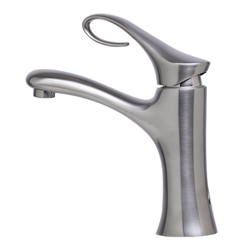 Single-Hole Single-handle Bathroom Faucet, Brushed Nickel