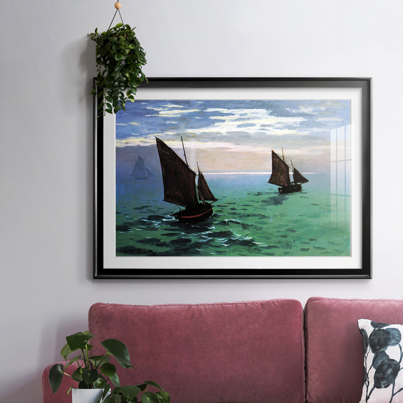 Le Havre, reproduction d'art sur papier, Noir, H 19 po x l 27 po x P 1,5 po