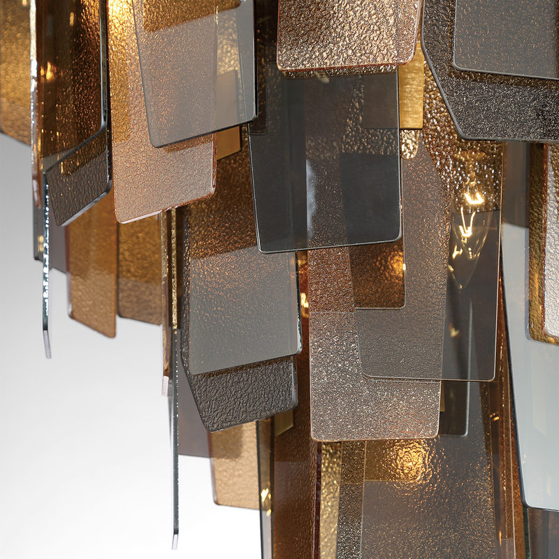 Lustre en bronze 19 lumières Cocolina